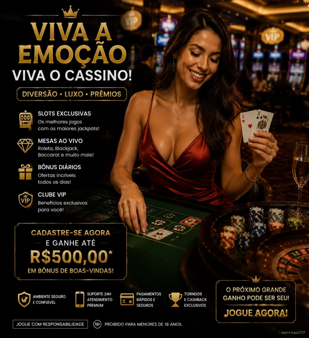 Benefícios da Conta sorriso777
